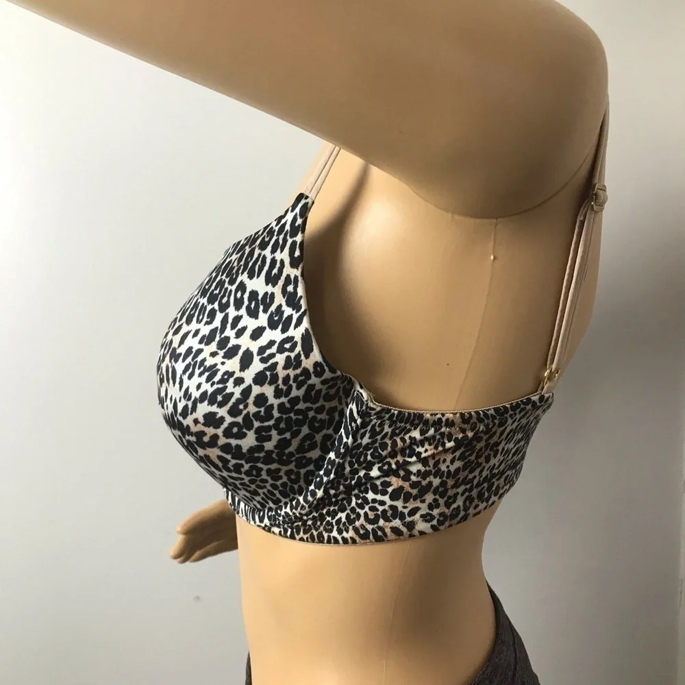 Victoria's Secret Push-Up Bra | 32DD | Cheetah Print
